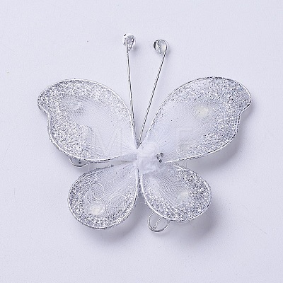 Polyester Butterfly Decoration DIY-WH0018-03C-1