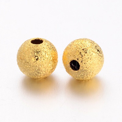 Brass Textured Beads EC248-NF-M-1