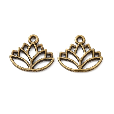 Tibetan Style Alloy Charms TIBE-Q075-50AB-LF-1