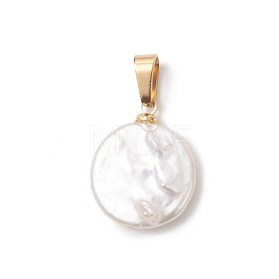 Natural Keshi Pearl Pendants PALLOY-JF04829-1