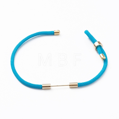 Braided Nylon Cord Bracelet Making MAK-A017-D01-07G-1