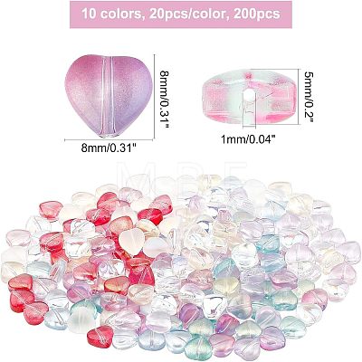 Transparent Glass Beads GLAA-FH0001-22-1