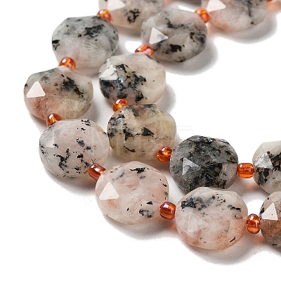 Natural Sunstone Beads Strands G-NH0004-021-1