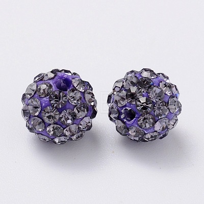 Pave Disco Ball Beads RB-H258-8MM-539-1