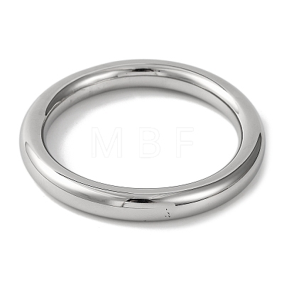 Ion Plating(IP) Plain 304 Stainless Steel Bangles for Women BJEW-B104-32C-P-1