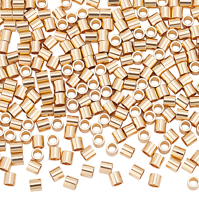 3Bags Brass Crimp Beads KK-BBC0026-10B-1