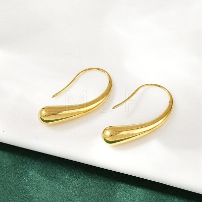 304 Stainless Steel Teardrop Dangle Earrings EJEW-S272-06G-1