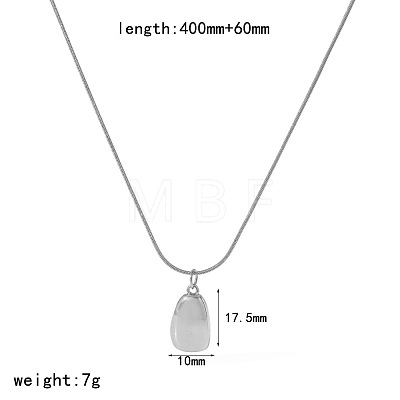 304 Stainless Steel Pendant Necklaces WG62204-05-1