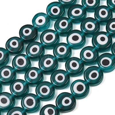 Handmade Evil Eye Lampwork Beads LAMP-C028-02-1