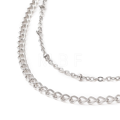 304 Stainless Steel Shoe Decoration Chain FIND-JF00105-1