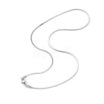 304 Stainless Steel Snake Chains Necklaces NJEW-O058-28P-1