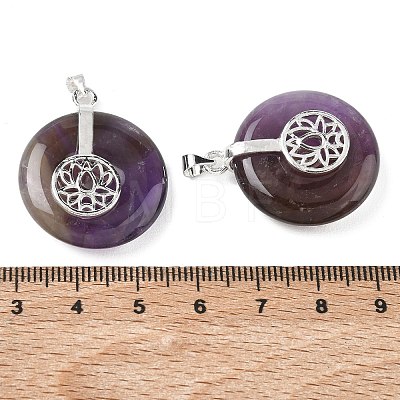 Natural Amethyst Pendants GG-CBAF4FB-02S-B03-1