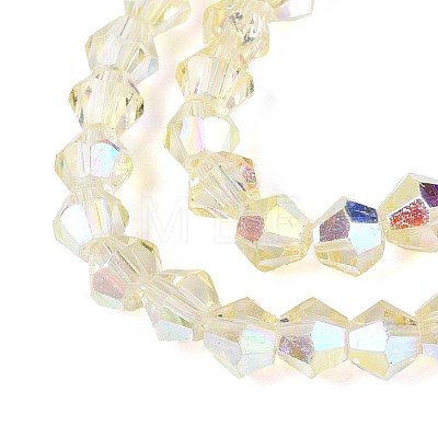 Transparent Glass Beads Strands LS-EGLA-N021-4mm-07-1