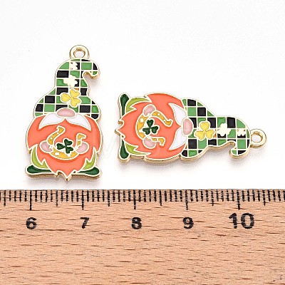 Alloy Enamel Pendants ENAM-T022-01B-1