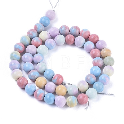 Natural Rainbow Alashan Agate Beads Strands X-G-G806-04-8mm-1