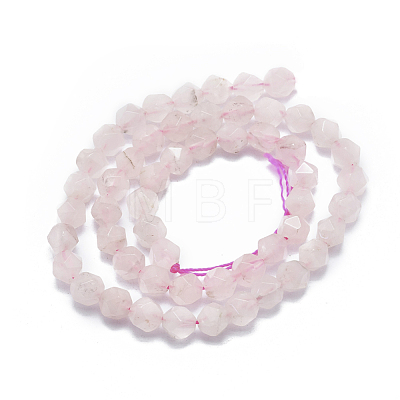 Natural Rose Quartz Beads Strands G-K303-B15-10MM-1