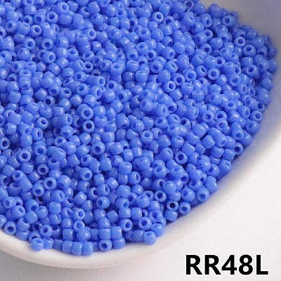 Opaque 8/0 Glass Seed Beads SEED-I013-3mm-RR48L-1