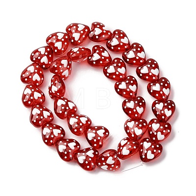 Glass Enamel Beads GLAA-Q125-01A-1