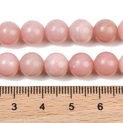 Natural Pink Opal Beads Strands GG-CBAA3AB-04-8mm-1