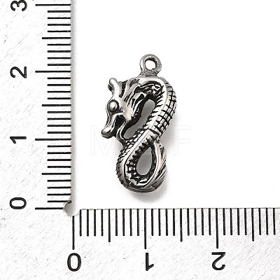 Retro 304 Stainless Steel Pendants STAS-L284-16AS-03-1