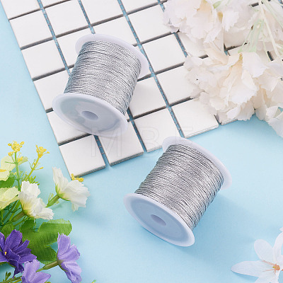 2 Rolls Round PET Metallic Thread MCOR-TADJ0001-01C-02-1