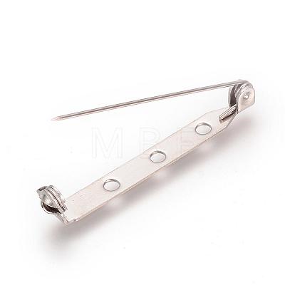 304 Stainless Steel Pin Brooch Back Bar Findings STAS-Q184-04-1