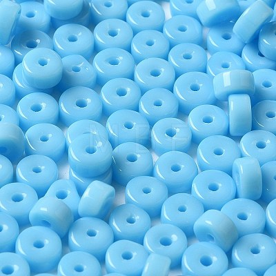 Opaque Colours Glass Seed Beads SEED-E001-P3x6mm-08-1