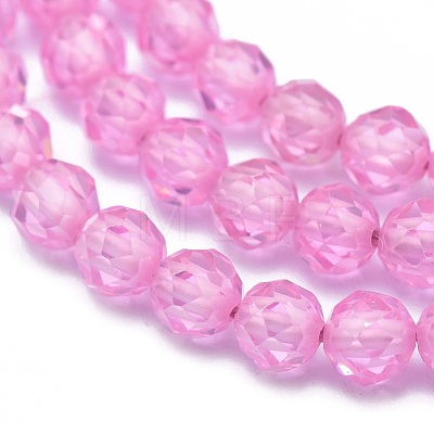 Cubic Zirconia Beads Strands G-G792-47-05C-1