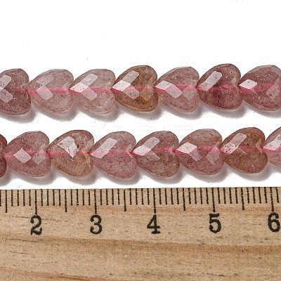 Natural Green Strawberry Quartz Beads Strands G-P544-E04-01-1