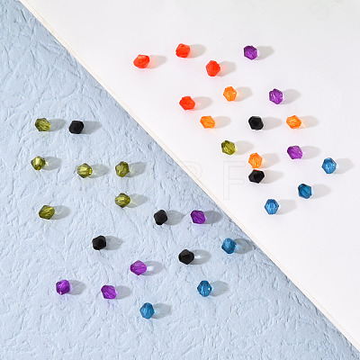 Transparent Acrylic Beads TACR-YW0001-4MM-04-1