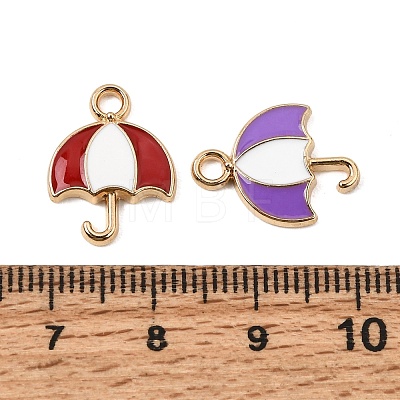 Alloy with Enamel Pendants AL-CBAD39A-05-1