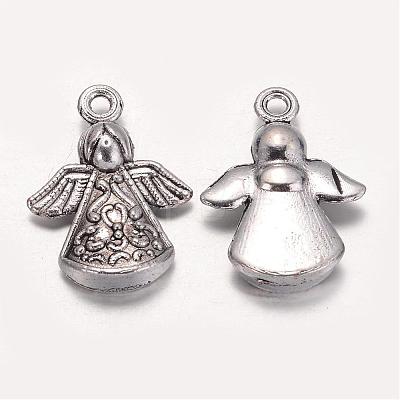 Tibetan Style Alloy Angel Pendants LF1238Y-NF-1