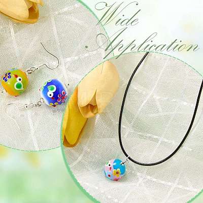5Pcs Handmade Lampwork Beads LAMP-SZ0001-48A-1