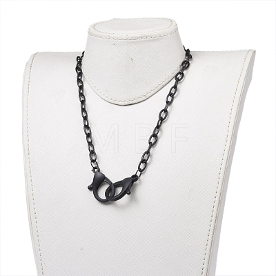 Personalized ABS Plastic Cable Chain Necklaces NJEW-JN02850-1