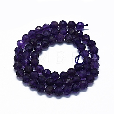 Natural Amethyst Beads Strands G-G927-06B-1