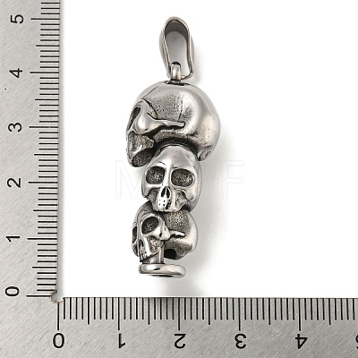316 Surgical Stainless Steel Pendants STAS-Z073-104AS-1