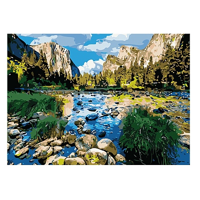 Landscape DIY Scenery Diamond Painting Kit PW-WG65F40-01-1