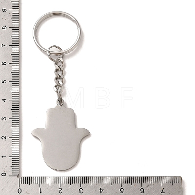 304 Stainless Steel Keychains KEYC-P019-01B-P-1