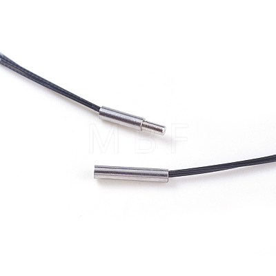 Steel Wire Necklace Making MAK-I011-08B-1