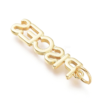 Brass Pendants X-ZIRC-I048-15G-09-1