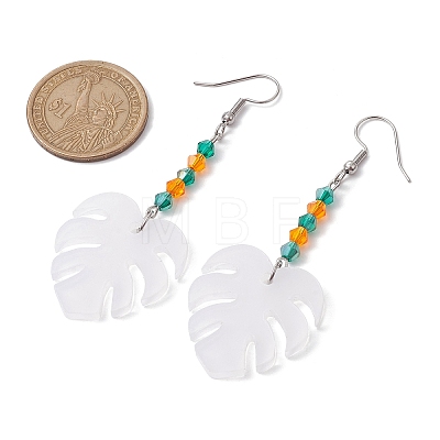 Blank Acrylic Dangle Earrings EJEW-JE05665-03-1