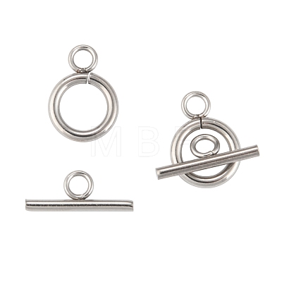 304 Stainless Steel Toggle Clasps STAS-F114-04P-B-1