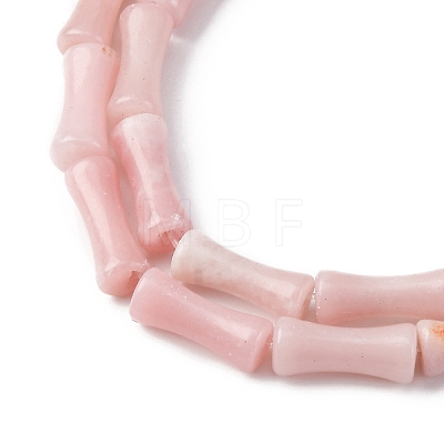 Natural Pink Opal Beads Strands G-L624-G06-12x5mm-1