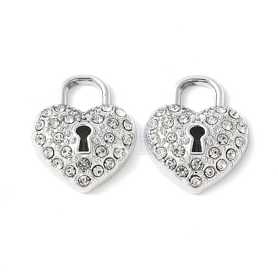 Alloy Crystal Rhinestone Pendants PALLOY-E775-17P-1