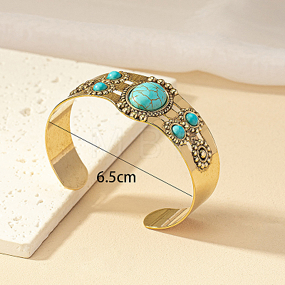 Alloy Cuff Bangles for Women WGC807D-01-1