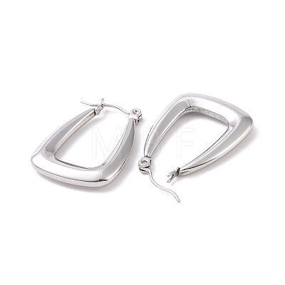 Non-Tarnish 304 Stainless Steel Hoop Earrings for Women EJEW-F287-07P-1