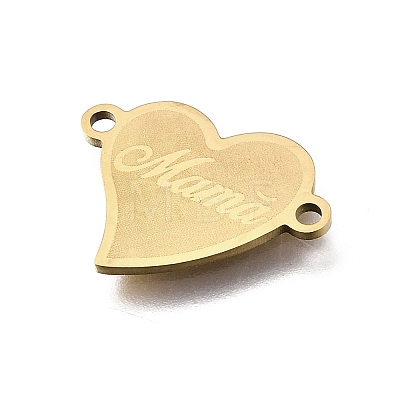 201 Stainless Steel Connector Charms STAS-B143-03F-G-1