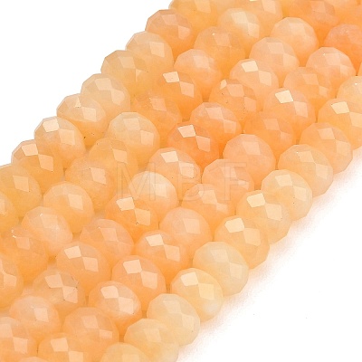 Faceted Dyed Natural White Jade Beads Strands GG-CBAE966-01B-E-1
