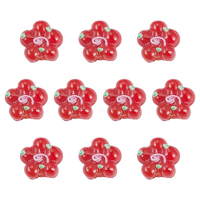 10Pcs Handmade Lampwork Beads LAMP-TADJ0001-01A-1