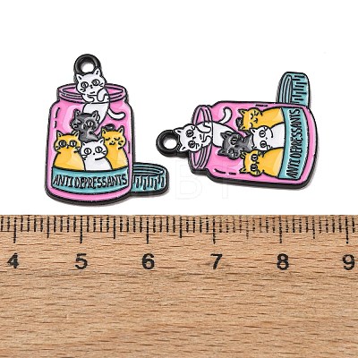 Alloy Enamel Pendants FIND-H069-03B-EB-1